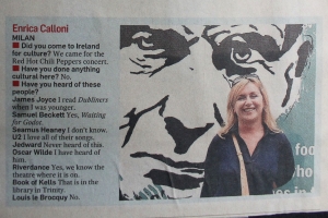 THE IRISH TIME Culture questions