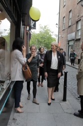 Minister for Arts Heather Humphreys Visits us on Dublin Culture Night 2015