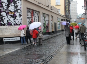 Tourists visits The Icon Walk