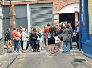 Tourists visits The Icon Walk