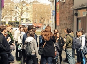 Tourists visits The Icon Walk