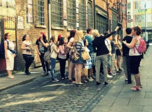 Tourists visits The Icon Walk