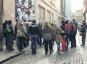 Tourists visits The Icon Walk