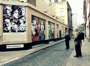 Tourists visits The Icon Walk