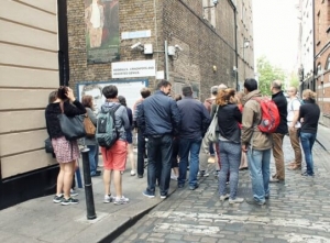 Tourists visits The Icon Walk