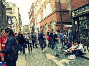 Tourists visits The Icon Walk
