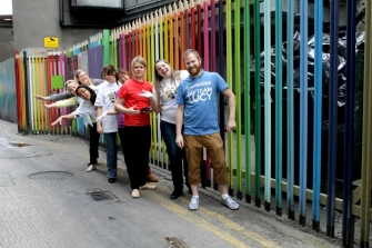 RE-PAINTING THE ICON WALK: With the Starbucks Team.