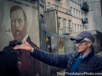 THE AMERICAN IRELAND FUND:  Visiting The Icon Walk and The Icon Factory.